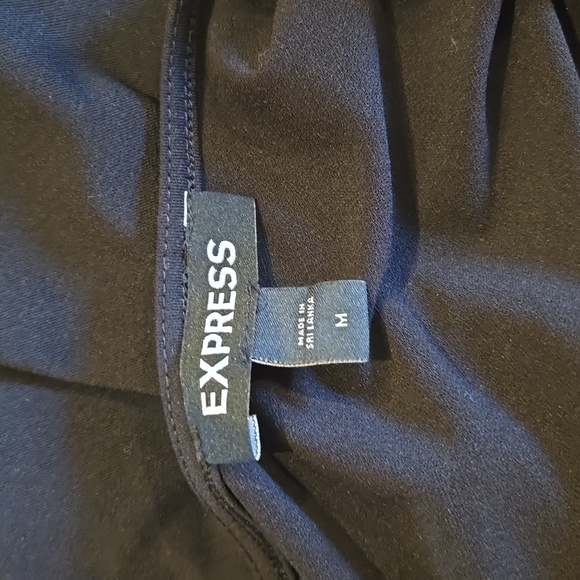 Express Black Short Sleeve Thong Bodysuit | Size M - Picture 6 of 7